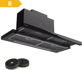 Klarstein Mariana 90 Neo, плосък абсорбатор, 90 см, 640 м³/ч, извличане, LED