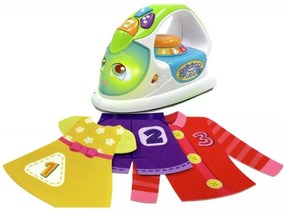 Vtech - Интерактивна играчка, Leap Frog, Образователна ютия с дрехи за гладене, 24.1 х 25 х 13.3 см