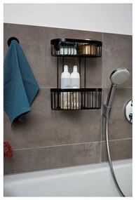 Кошница за стена Black Classic Plus 2 Tier - Wenko