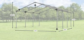Шатра 3x6x2m Comfort PVC 560g с мрежа против комари Summer