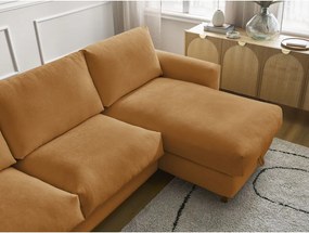 Ъглов диван в цвят горчица Cocoone – Bobochic Paris