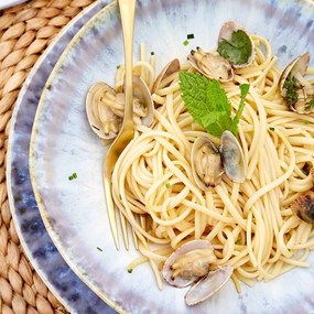 Синьо-бяла каменна купа за паста , ⌀ 23 cm Brisa - Costa Nova