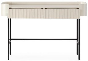Кремава конзолна маса 40x120 cm Willa – MOME