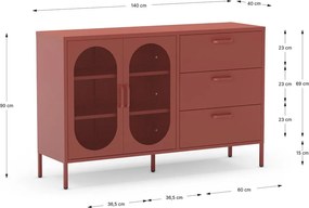 Скрин в тухлен цвят 140x90 cm Diora – Marckeric