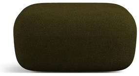 Зелена табуретка от букле Jenny – Micadoni Home