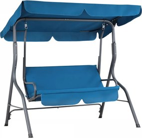 Градинска люлка CASARIA® синя, със защитен калъф KINGSLEEVE®