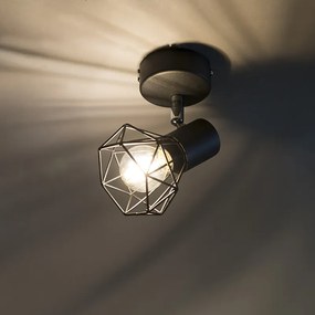 Интелигентен прожектор черен въртящ се и наклоняващ се с WiFi P45 - Mosh