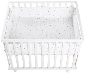 Бяла кошара за игра 100x75 cm Sternenzauber - Roba