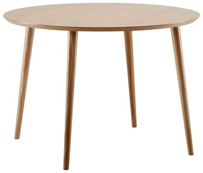 Трапезна маса в дъбов декор , ø 100 cm Cloyd - Woodman