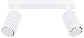 Бял прожектор 6,5x30 cm Gleam – Sollux