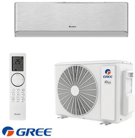 Инверторен климатик Gree Airy GWH12AVCXD-K6DNA1A, 12000 BTU, 24 м2, A+++, Wi-Fi, R-32, Сребрист