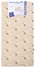 KIKKA BOO Матрак DAYDREAM 60/120/10 см STARS BEIGE