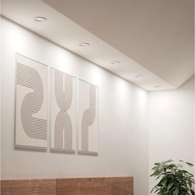 Eglo 902263 - КОМПЛЕКТ 5x LED вградени точкови осветителни тела за окачен таван BARRANCO LED/4,8W/230V бели