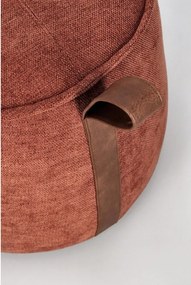 Теракотена шенилова табуретка Anila – Bizzotto