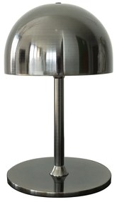 Тъмносива LED настолна лампа с дистанционно управление с метален абажур (височина 22 cm) Tim – Sirius