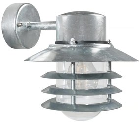 Nordlux - Външна стенна лампа VEJERS 1xE27/60W/230V IP54 сребриста