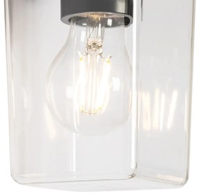 Модерна външна стенна лампа черна IP54 - Chimay