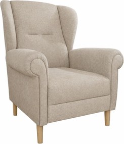 Светлокафяво кресло крило Swan – Ropez