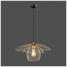 Висяща лампа в златист цвят, височина 123 cm Root - Squid Lighting