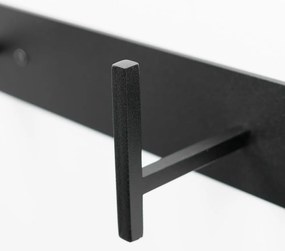 Черна метална стенна закачалка Chapman - Spinder Design