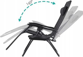 Комплект от 2 градински стола с маса - бежов