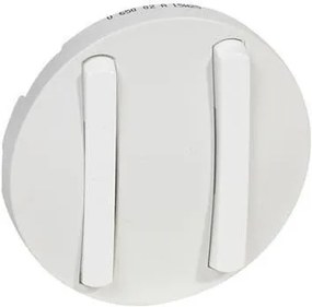 Legrand Лицев панел за сериен ключ Slim цвят бял Celiane - 065002