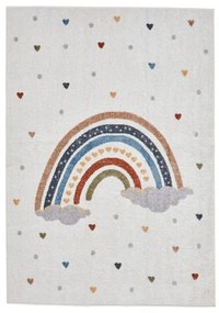 Кремав детски килим 120x170 cm Vida Rainbow – Think Rugs