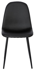 Комплект от 2 черни трапезни стола Lissy - Bonami Essentials