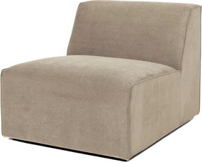 Бежов велурен модул на дивана (централна част) Sting - Scandic