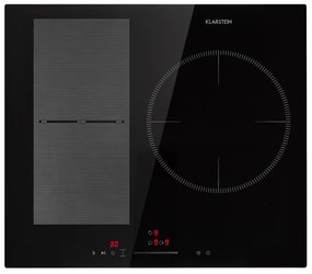 Klarstein Delicatessa 3 Flex, индукционен котлон, 3 зони, 6600 W, керамична повърхност, черна