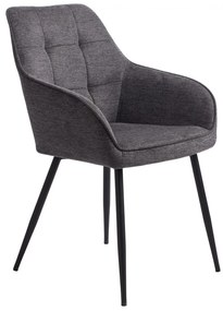 Тъмносив трапезен стол Nolan – Unique Furniture