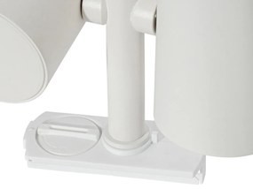 Модерна 1-фазна релсова лампа бяла 2-светлина - Iconic Scopio