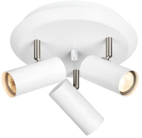 Бяла стенна лампа Barcelona Tres - Markslöjd