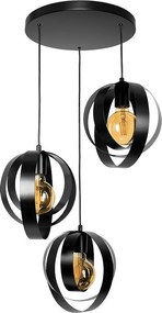 Пендел МАРТИС S, черен, 3xE27