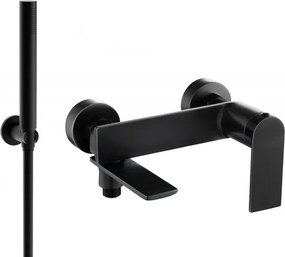 Mexen Zero R70 батерия за вана с душ комплект, черна - 7113R70-70