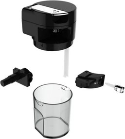 Кафеавтомат Krups Arabica Latte EA819E10, 1450W, 15 bar, 1.7 l, LCD, 5 програми, 3 функции, 3 настройки за темп. и аромат, Milk Comfort / One Touch Cappuccino, Черен