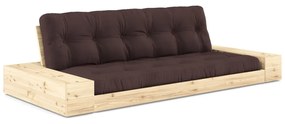Тъмнокафяв разтегателен диван 244 cm Base – Karup Design