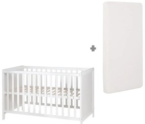 Бяло детско легло 60x120 cm - Roba