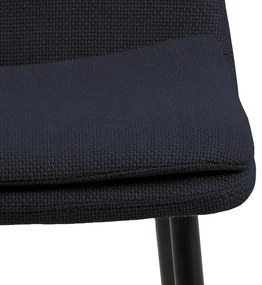 Тъмносин трапезен стол Becca – Actona