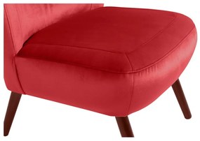 Червено кресло Velvet Sari - Max Winzer