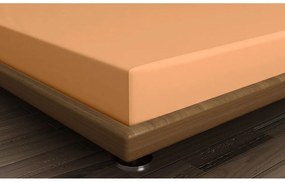 Оранжев еластичен памучен чаршаф 140x200 cm – Mijolnir