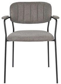 Светлосиви трапезни столове в комплект от 2 Jolien - White Label