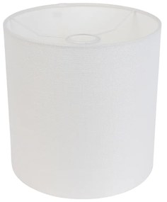 Абажур от плат бял 25/25/25