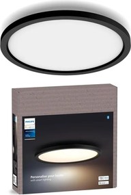 Philips - Димируемо LED таванно осветително тяло Hue AURELLE LED/21W/230V Ø 39,5 cm черно
