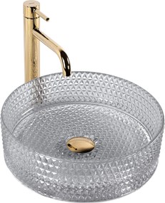 Умивалник за плот Rea Cristal Light Grey