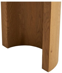 Конзолна маса от декор от дъб в естествен цвят 38x114 cm Bibione – House Nordic