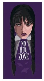 Тъмнолилава памучна детска кърпа 70x140 cm Wednesday – Jerry Fabrics