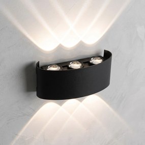 Фасадна лампа Аплик LED JNH040-6G Black