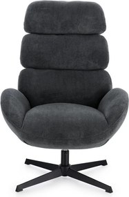 Черно въртящо се кресло Violante – Bizzotto