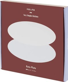 Чинии в комплект 2 бр. от неръждаема стомана в сребрист цвят ø 28 cm Roto – noo.ma